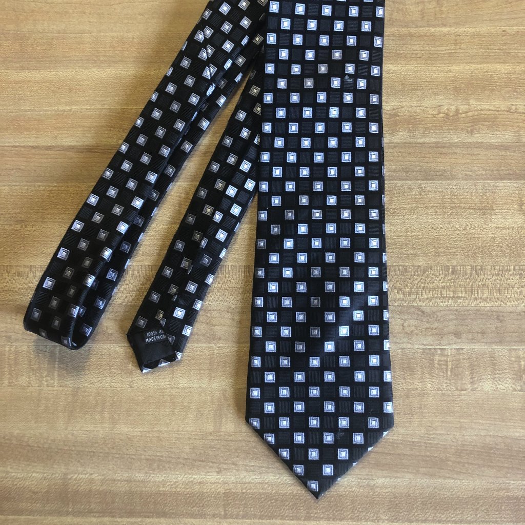 Pronto Uomo Couture Mens Checker Tie